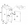 Virtuvinė pastatoma spintelė SMART SMA-1/2/4/5/6/7d