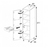 Pastatoma spintele didelė SMART SMA-19D