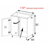 Pastatoma kampinė spintele SMART SMA-24/25D